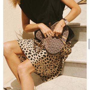 Realisation Naomi Silk Leopard Print Skirt in “wild thing”. Never worn.